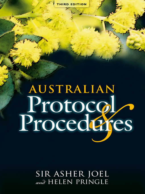 Title details for Australian Protocol and Procedures by Asher Joel - Available